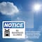 Signmission No Backpacks Allowed Sign With Symbol, 5 in W x Rectangle, Vinyl Decal OS-2PACK-NS-D-35-L-14386 - alternate 6